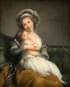 Self-Portrait with her Daughter, Julie, 1786