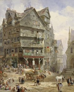 The High Street from the West Bow, Edinburgh