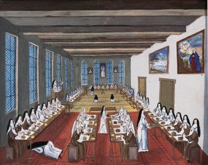 Port-Royal des Champs Abbey, refectory by Louise Magdeleine Hortemels