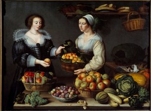 The Fruit and Vegetable Merchant by Louise Moillon