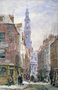 View of Drury Court from Wych Street, Westminster, London, c1875