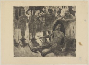 Alexander and Diogenes by Lovis Corinth