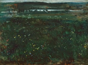 Near Unterschäftlarn on the Isar by Lovis Corinth