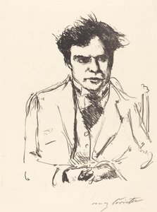 Portrait of Joseph Schwarz by Lovis Corinth