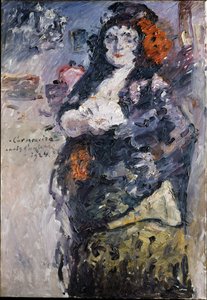 Carmencita, Portrait of Charlotte Berend-Corinth in Spanish Dress by Lovis Corinth