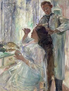 Charlotte Corinth at Her Dressing Table