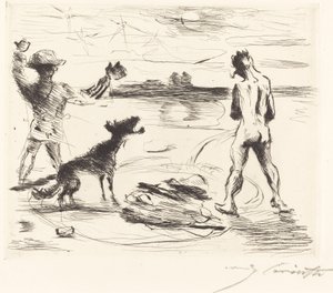 The Banquet of Trimalchio: pl. VII by Lovis Corinth