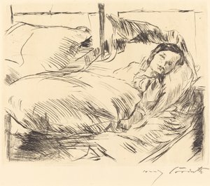 The Sick Child, 1918 by Lovis Corinth