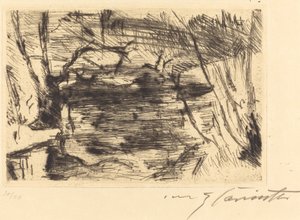 The New Lake by Lovis Corinth