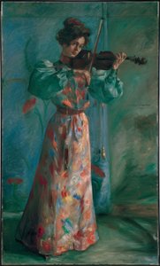 The Violinist by Lovis Corinth