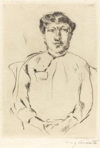 Portrait of a Woman by Lovis Corinth