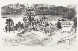 Large Walchensee Landscape, 1923