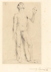 Young Male Nude by Lovis Corinth
