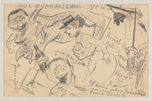 Lovis Corinth to Carl Strathmann: Postcard, Postmarked September 20, 1901 by Lovis Corinth