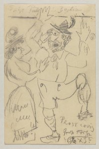 Lovis Corinth to Carl Strathmann: Postcard, Postmarked February 25, 1904 by Lovis Corinth
