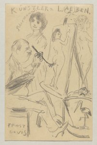 Lovis Corinth to Carl Strathmann: Postcard, Postmarked June 25, 1904