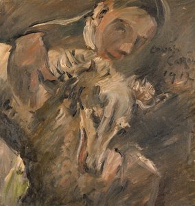 Max Mainer with a Siberian Greyhound