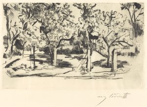 Orchard by Lovis Corinth