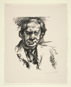 Portrait of Arno Holz by Lovis Corinth