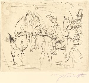Sunday Riders by Lovis Corinth