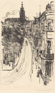 Street in Königsberg by Lovis Corinth