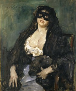 The Black Mask by Lovis Corinth