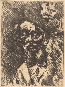 Death and the Old Man by Lovis Corinth