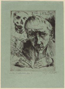 Death and the Artist, 1920-1921 by Lovis Corinth