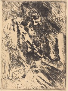Death and the Woman by Lovis Corinth
