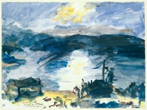 Walchensee Landscape by Lovis Corinth