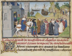 The Byzantine Emperor Welcoming Roussillon and Martel