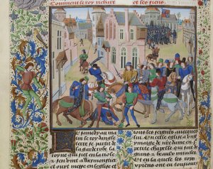 The Death of Wat Tyler by Loyset Liedet