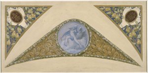 Sketch for the Festival Staircase at Paris City Hall: Aquarius, between 1888 and 1898 by Luc Oliver Merson
