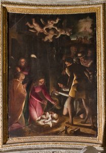 Adoration of the Shepherds by Luca Cambiaso