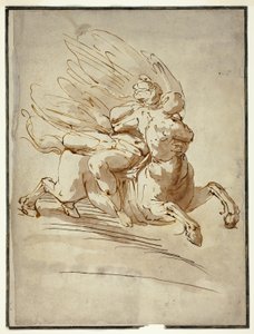 Rape of Deianira by Luca Cambiaso