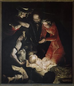 The Adoration of Shepherds by Luca Cambiaso