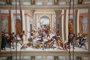 The story of Ulysses (the return), ceiling of Salone Cambiaso