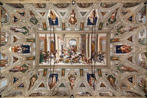 The story of Ulysses (the return), ceiling of Salone Cambiaso by Luca Cambiaso