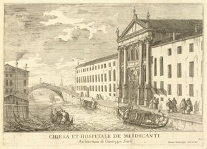Church and Hospital of Mendicants (plate 35) by Luca Carlevariis