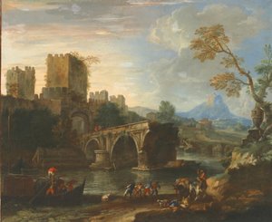 Capriccio with the Broken Bridge