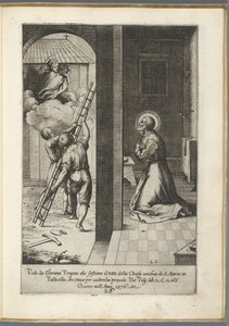 Filippo Neri Sees Mary Holding Up the Roof of Santa Maria in Vallicella (series title: Life of Saint Filippo Neri)