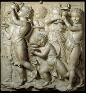 Panel of the Cantoria or Grandstand of Singers: Child Playing Cymbals