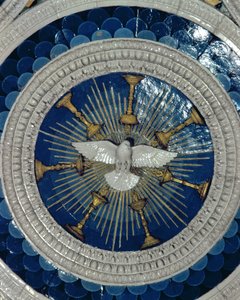 The Holy Ghost, Roundal from the Tomb of the Cardinal of Portugal by Luca Della Robbia