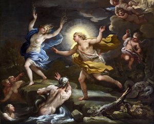 Apollo and Daphne by Luca Giordano