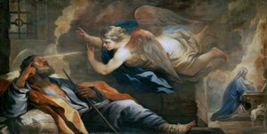 The Dream of St. Joseph by Luca Giordano