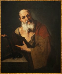 Plato (424-348 BC). Painting by Luca Giordano (1634-1705)