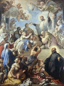 St Francis Xavier baptizing Indians