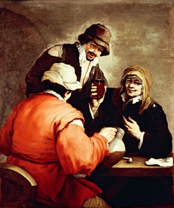 Tavern scene by Luca Giordano