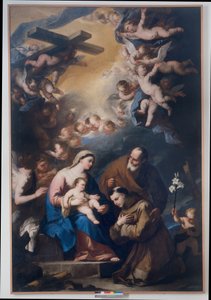 The Holy Family with Angels, 1700