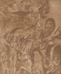Christ in Limbo by Luca Penni